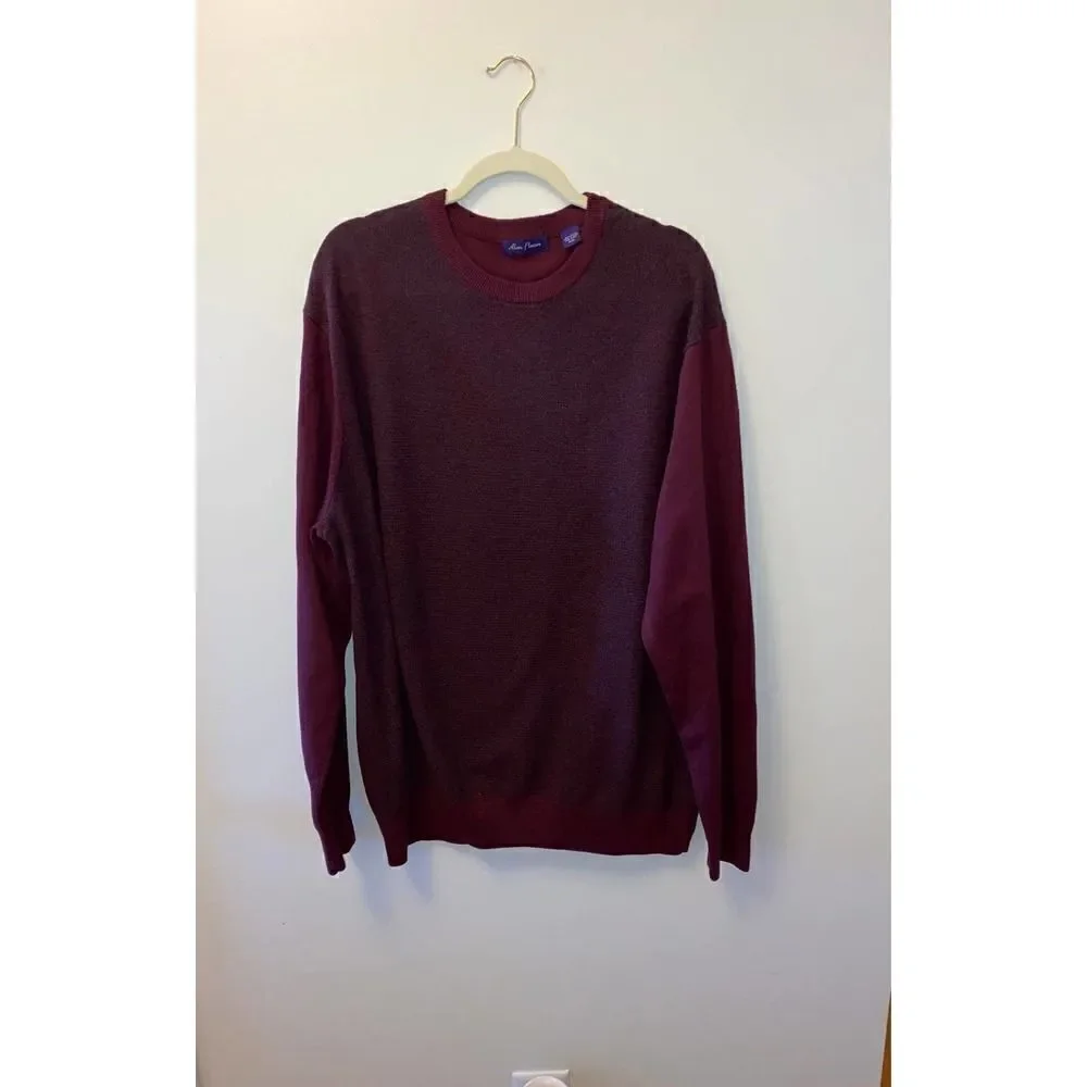 Alan Flusser Burgundy Sweater